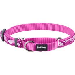 Red Dingo Obojek polostahovací 20 mm x 33-50 cm Camouflage Hot Pink