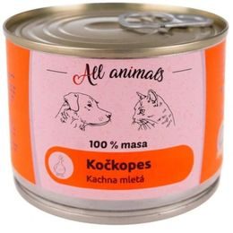 All Animals Kočkopes konzerva kachna mletá 200g