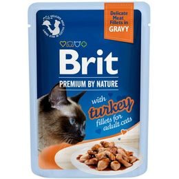 Brit Premium by Nature Cat Delicate Fillets in Gravy with Turkey 85 g