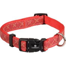 Flamingo Obojek nylon Odin červený 2x40-55cm