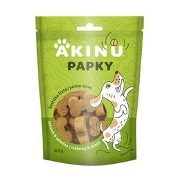 Akinu PAPKY Kostička žlutá pamlsek pro psy 100 g