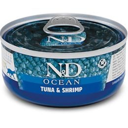N&D OCEAN Cat konzerva Tuna & Shrimp 70 g
