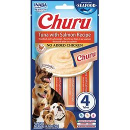 Inaba Churu dog snack tuňák s lososem 4x14 g