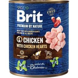 Brit Premium by Nature Dog konzerva Chicken with Hearts 800 g