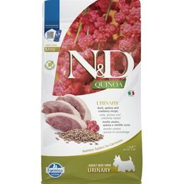 N&D QUINOA Dog GF Urinary Duck & Cranberry Adult Mini 1,5 kg
