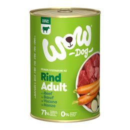 WOW Konzerva Hovězí s karotkou Adult 400g