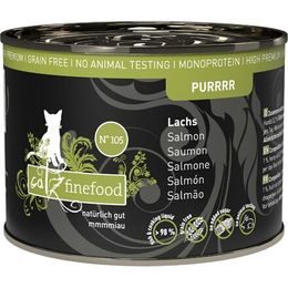 Catz finefood Konzerva CF Purr No.105 s lososem 190 g