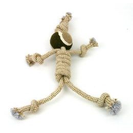 Akinu NATURAL Bavlněná postava tenisový míček hračka pro psy