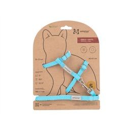 Amiplay Kšíry pro kočku s vodítkem Samba Tyrkysové