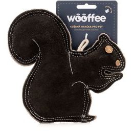Wooffee kožená hračka Černá veverka