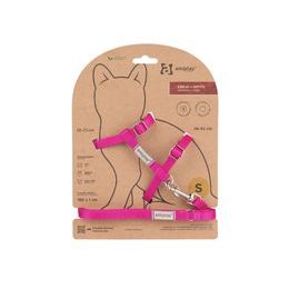 Amiplay Kšíry pro kočku s vodítkem Samba Růžové