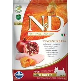 N&D PUMPKIN Dog GF Chicken & Pomegranate Adult Mini 7 kg