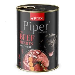 Piper JUNIOR s hovězím srdcem a mrkví konzerva pro štěňata 400 g