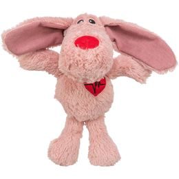 Trixie Dog VALENTINE plyšový pes s dlouhýma ušima 28 cm růžová LIMITOVANÁ NABÍDKA