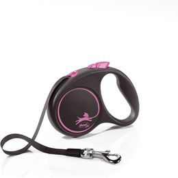 Flexi Black Design páska růžové S 5m