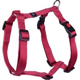 Flamingo Postroj nylon Ziggi vínový M 2x45-65cm