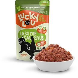 Lucky Lou Lifestage Adult s hovězím masem a divočákem 125 g