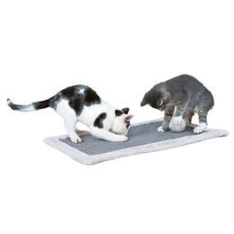 Trixie Škrábací deska s plyšovým míčkem šedá s okrajem 55x35cm