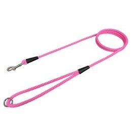 BAFPET Vodítko lano SPIRÁLA růžová