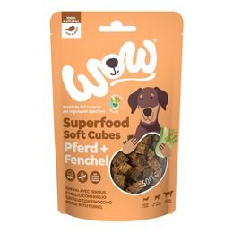 WOW Pamlsky Superfood měkké kostky Koňské s fenyklem 150g