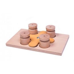 My Intelligent Pets Dřevěný hlavolam Playground - Modul 2H (pouze deska bez kloboučků a válečků)