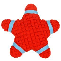 Reedog star red latexová pískací hračka 15 cm