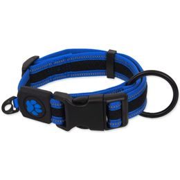 Active Dog Obojek Fluffy L modrý 3,2x39-59cm