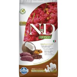 N&D QUINOA Dog GF Skin & Coat, Venison & Coconut Adult Medium & Maxi 7 kg