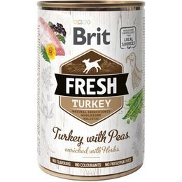 Brit Fresh konzerva Turkey with Peas 400 g