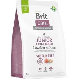 Brit Care Dog Sustainable Junior Large Breed Chicken+Insect 3 kg