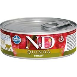 N&D QUINOA Cat konzerva Urinary Duck & Cranberry 80 g