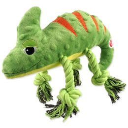 Dog fantasy Hračka Jungle chameleon pískací zelená 28cm