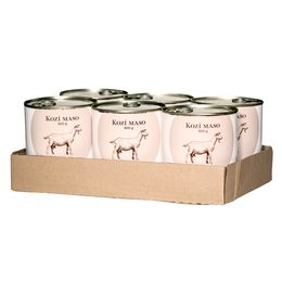 BOHEMIA 6x Kozí maso ve vlastní šťávě 800 g