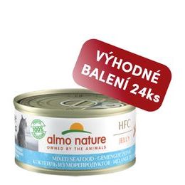 Almo Nature HFC Jelly Mořské plody 70g výhodné balení 24ks