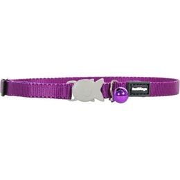 Red Dingo Obojek pro koťata 8 mm x 16-26 cm Fialová