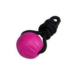 BAFPET Míček FOAM se šňůrkou fuchsie