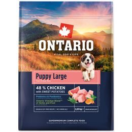Ontario Krmivo Puppy & Junior Large Chicken & Sweet Potatoes 2,25kg