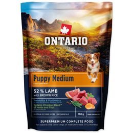 Ontario Vzorek Puppy Medium Lamb & Brown Rice 0,1kg