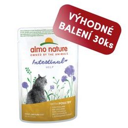 Almo Nature Holistic Intestinal Help s kuřecím 70g výhodné balení 30ks