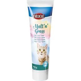 Trixie Malt'n'Grass pasta anti-hairball se sladem,trávou,taurinem 100g