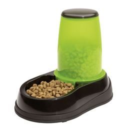 Maelson Miska na krmivo se zásobníkem na 1500 g krmiva černo-zelená 21 x 35 x 28 cm