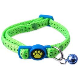 Magic Cat Obojek Nylon XS limetka 1x19-31cm