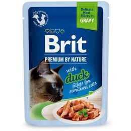 Brit Premium Cat Delicate Fillets in Gravy with Duck for Sterilised 85 g NEW