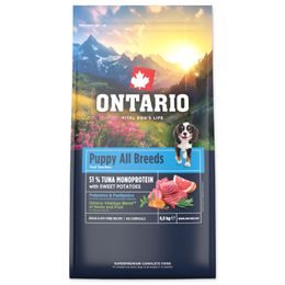 Ontario Krmivo Puppy & Junior All Breeds Monoprotein Tuna & Sweet Potatoes 6,5kg
