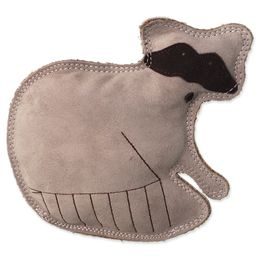 Dog fantasy Hračka Dura-fused mýval pískací, kůže a juta 18,5cm