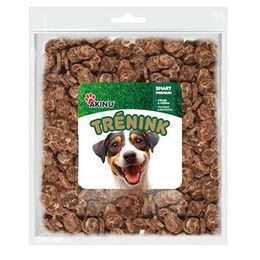Akinu Trénink Jehněčí & treska lupínky pamlsek pro psy 400 g