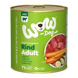 WOW Konzerva Hovězí s karotkou Adult 800g
