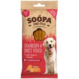 Soopa Pets Dentální tyčinky Jumbo s brusinkami a batáty 170 g