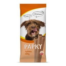 Akinu PAPKY Tyčinky pamlsek pro psy na srst a kůži 120 g