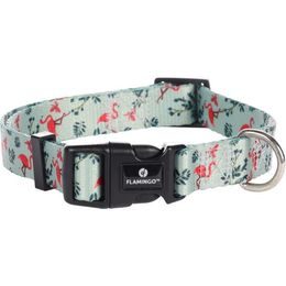 Flamingo Obojek nylon Samar světle zelený 2x40-55cm